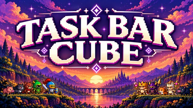 How to play Task Bar Cube screenshot